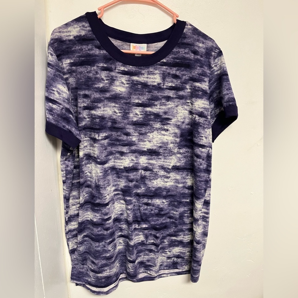 Purple Lularoe Liv Tee